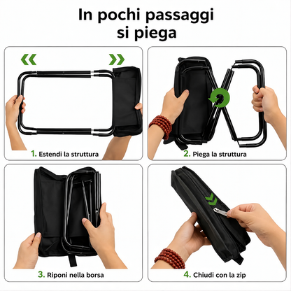 Sedia Pieghevole da Portare Ovunque